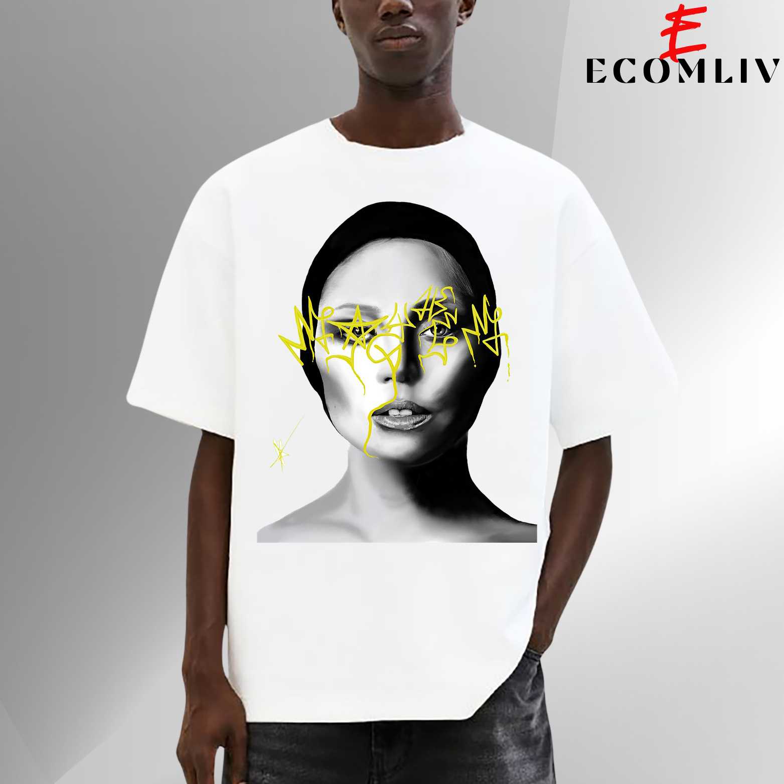 Lady Gaga Vintage Tee, Music Merch, Unisex T-Shirt